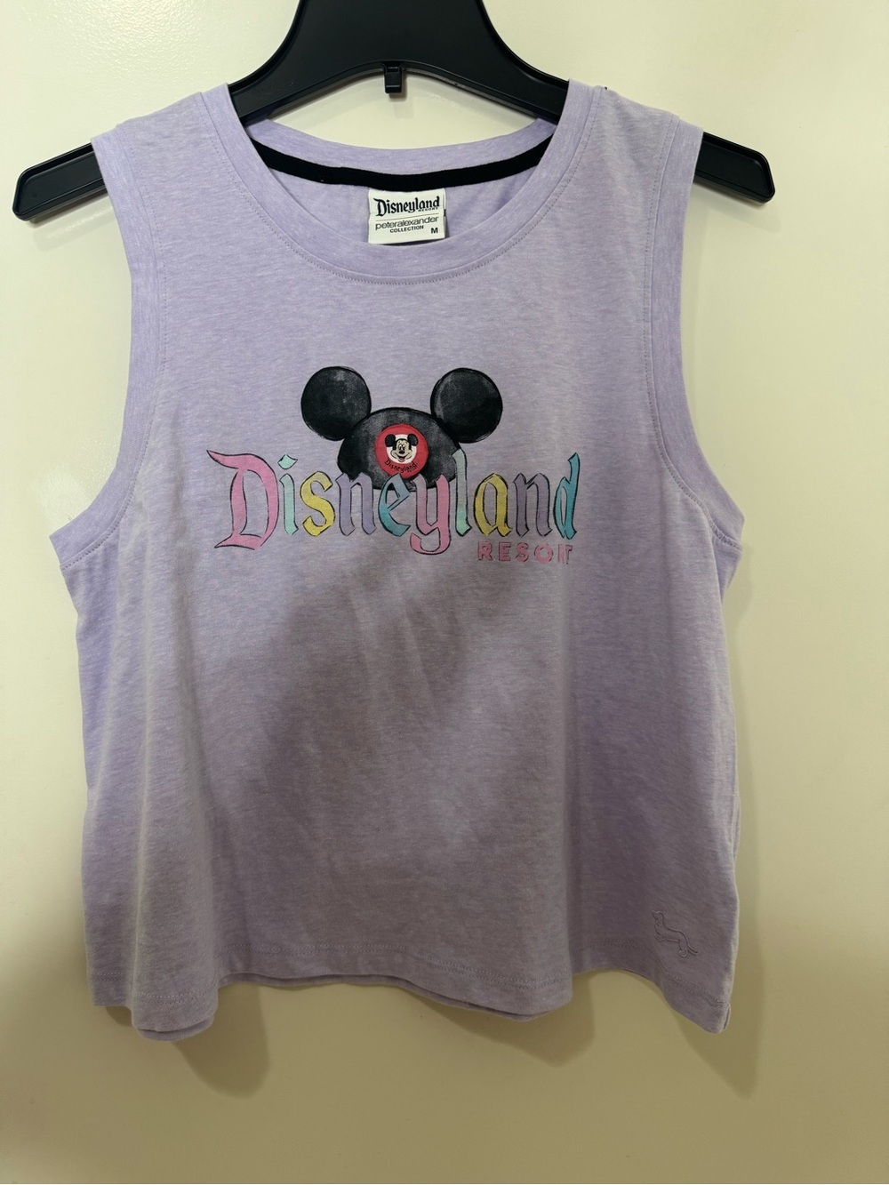 Peter Alexander Lavender Disneyland Mickey Tank Top